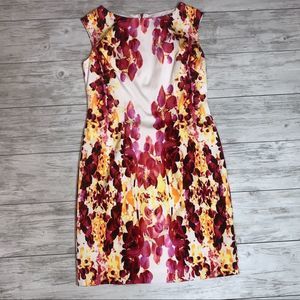 Adrianna Papell Floral Dress Size 4P